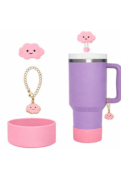 alisa 1 Takım 3 Parça 10mm , Sevimli Bulut Aksesuar Seti 30&40oz Termoslar için