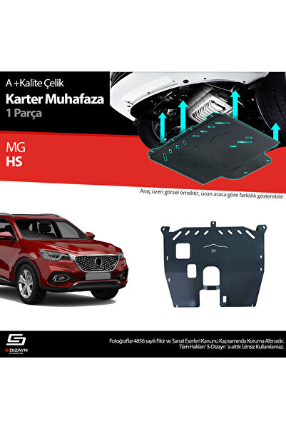 S Dizayn S-Dizayn MG HS Çelik Karter Muhafaza Koruma 2021-2024 A+ Kalite MG-H...