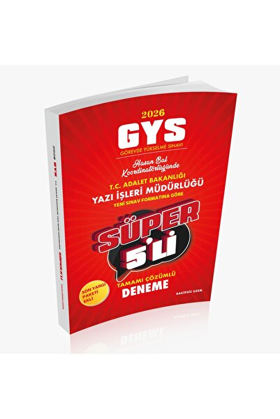 Rakipsiz UZEM [DENEME] Yazı İşleri Müdürlüğü Görevde Yükselme Tüm Dersler Tam...