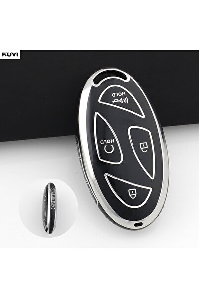 Choice غطاء حماية أسود من مادة TPU لمفتاح السيارة عن بعد، بسبعة أزرار، مناسب ...