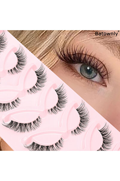 Choice SHS-25107 سبعة أزواج من الرموش الصناعية الطبيعية المريحة والنابضة بالح...