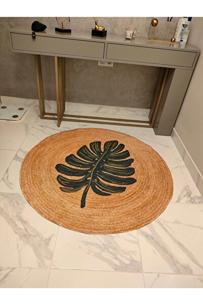 kilim home Mars 912 Hasır Jüt Görünümlü Dokuma Yıkanabilir Halı Ve Kilim Pamu...