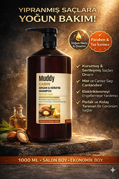 Muddy Argan Keratin Şampuanı 8697426731230