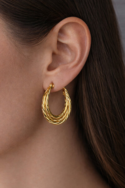 Çelik Burgu Küpe-316L Çelik-Kararmaz-Alerji Yapmaz