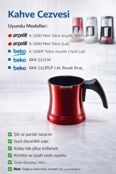 Arçelik Grounds Coffee Machine Coffee Pot 3200 3190 P Beko 2113 Lal