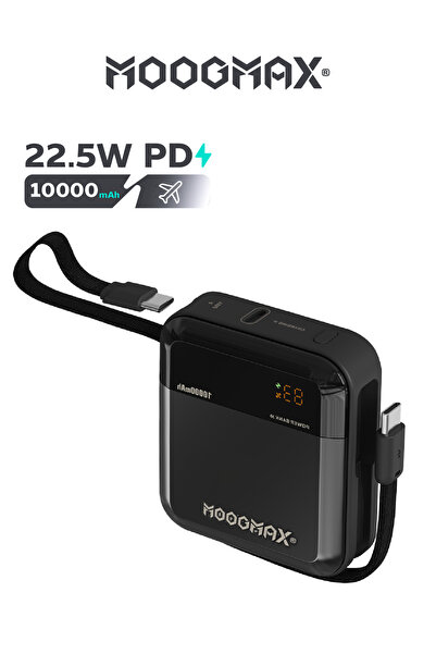 MOOGMAX بنك طاقه 10000 مللي أمبير بحجم صغير جدا. شاحن متنقل بمنفذين شاحن تايب...