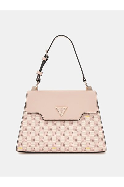 Guess حقيبة يد G Wave بطبعة هندسية