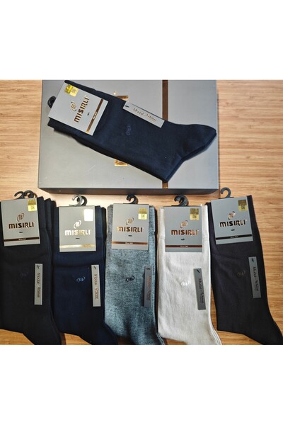 Mısırlı Mısırlı Logolu Erkek Dikişsiz Modal Çorap 12 adet Paket