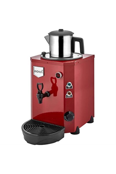 Remta Mini Jumbo 9 Litre Tek Demlikli Çay Kazanı Makinesi - Kırmızı