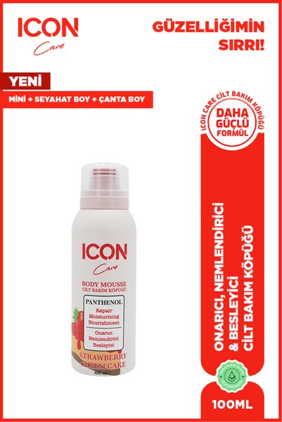 ICON Care Skin Care Foam Vanilla Creme 100 ml + Strawberry & Cheesecake 100 Ml-