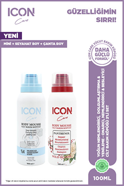 ICON Care Cilt Bakım Köpüğü Hyaluronıc Acıd & Wıld Bloom 100 ml