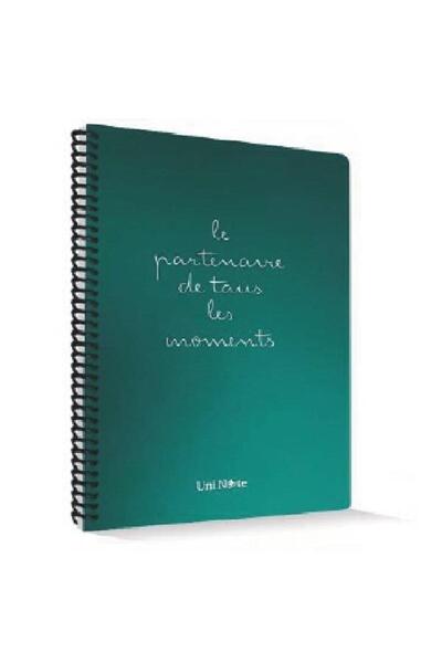 ÇINAR DEFTER دفتر ملاحظات مربعات بغلاف بلاستيكي من موميتس، 72 ورقة مع حلقات