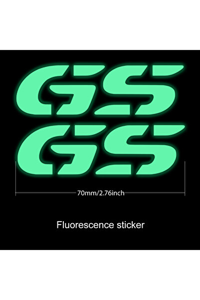 Choice ملصقات مضيئة للدراجات النارية من الفلوريسنت، زوج واحد، ملحقات مغامرات ...