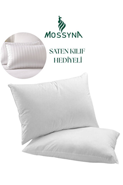 Mossyna 2 bucăți perne confortabile din silicon cu microfibră de 900 gr (2 fe...