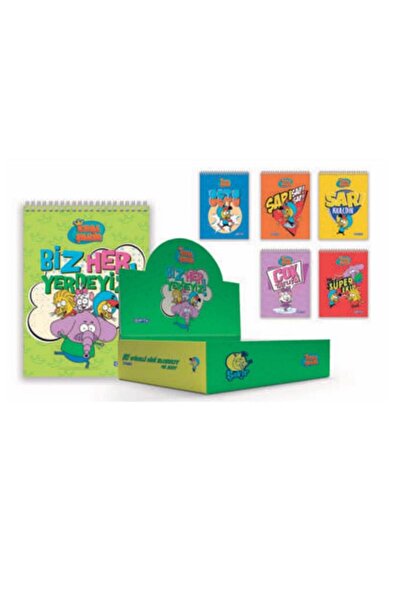 Gıpta Kral Şakir Spiral A7 Mini Notepad 48-Piece Stand