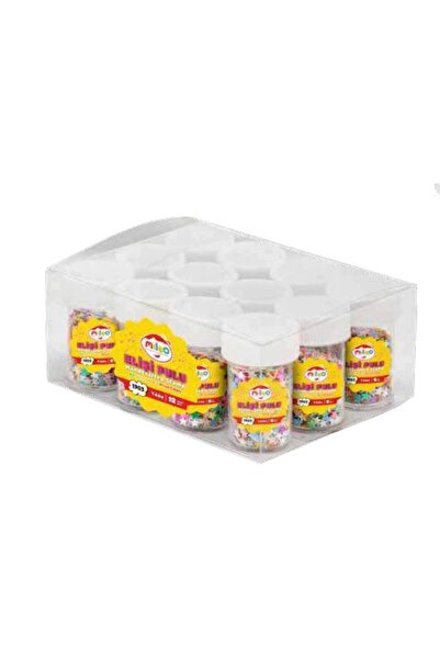 Mas Mileo Handmade Flake Star Mixed Colors 6Gr X 12 Tubes 1903