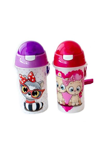 CEM KIRTASİYE زجاجة مياه بلاستيكية دلفين Plg-7083 سعة 500 مل