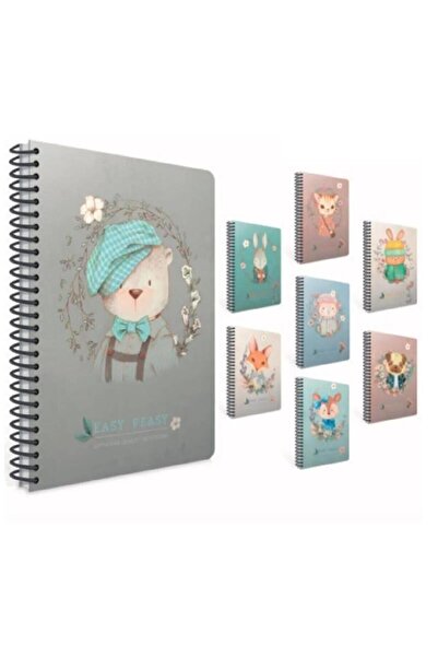 Gıpta Easy Notes Notebook Spiral Bound Hard Cover 17X24 120 Sheets Squared