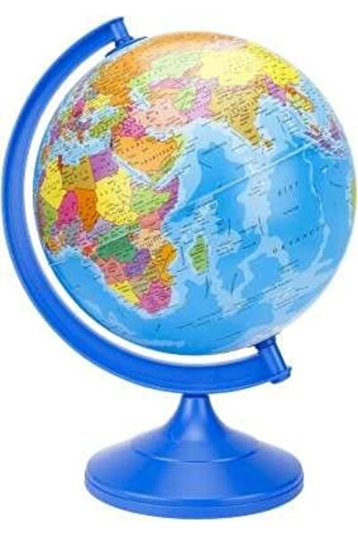 KARSLIOĞLU كرة أرضية سياسية برونزية بقطر 30 سم