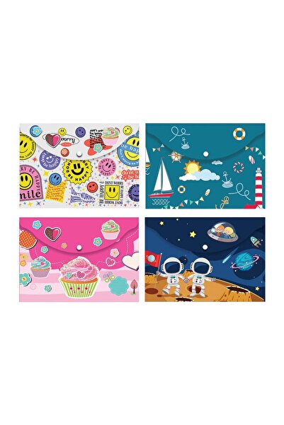 Erka مغلف وثائق مطبوع بمشبك من نوكي 3105 12 قطعة