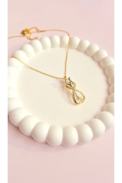 MİLUNXTE الحب الأبدي - قلادة متشابكة - خيار هدية معنى - قلادة من الفولاذ