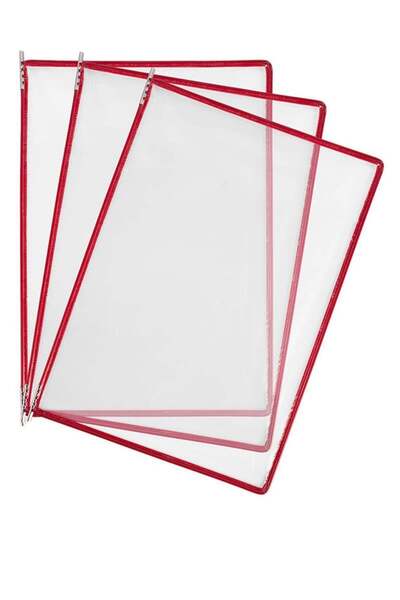 VİVA إينوكس شوميز A4 مغناطيسي أحمر 5 قطع