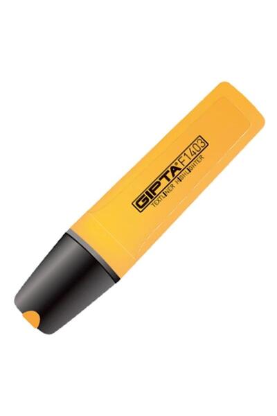 Gıpta Highlighter Pen 5 mm Cut Tip Orange 12 Pack
