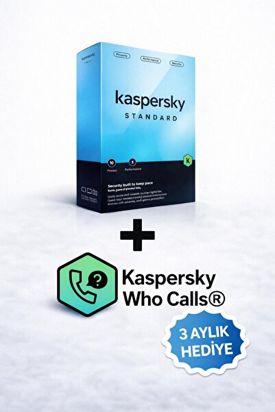 KASPERSKY Standard 2025 1 Kullanıcı 1 Yıl - Resmi Distribütör Garantili