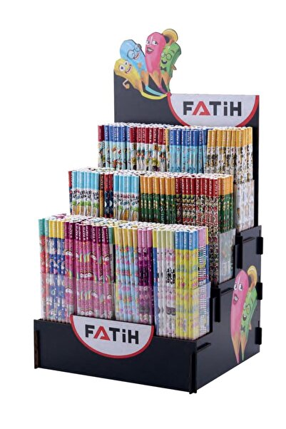 FATİH KALEM قلم رصاص فاتح في حامل مكون من 192 قلمًا متنوعًا