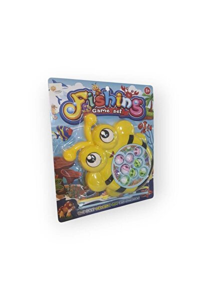 Duman Oyuncak Fun Fishing Game Spinning Fish Catching Set for Kids