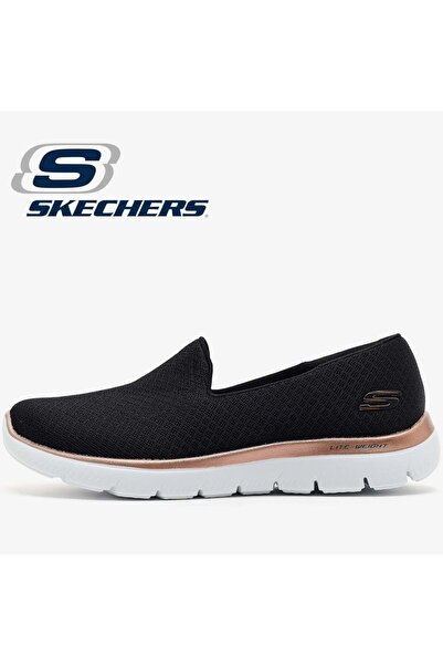 SKECHERS Summits 896123TK Pantofi sport casual pentru femei NEGRU-ROZ