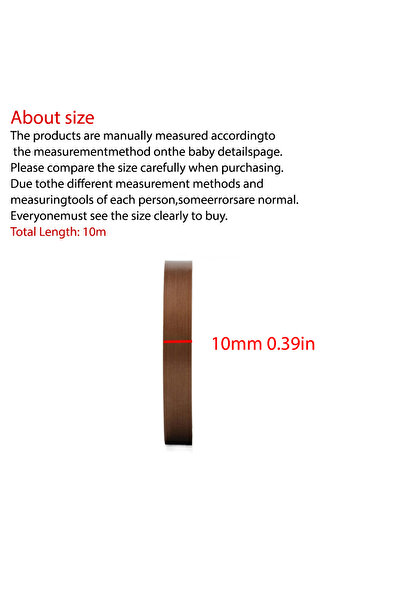 Choice شريط لاصق من مادة PTFE مقاوم للحرارة حتى 300 درجة مئوية، بطول 10 أمتار...