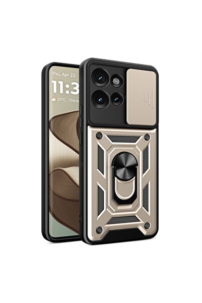 SKYDDAR INNOVATION Husă pentru Motorola Edge 50 Fusion, CamShield, inel magne...