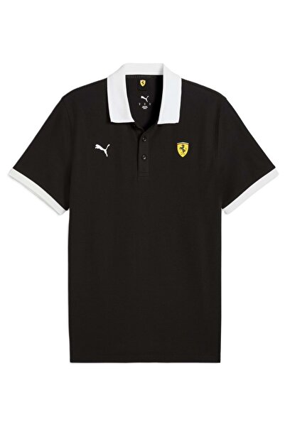 Puma Ferrari Piquet Polo 634248 T-Shirt Men's T-Shirt Black