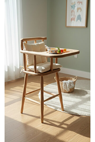 MMS AHŞAP AHŞAP MAMA SANDALYESİ