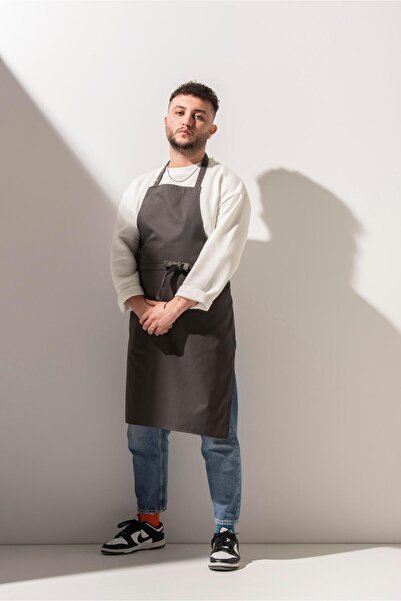 APP-RON K-187 Classic – Dark Gray Long Apron