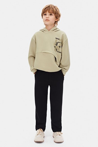 HAUSEkids 8-14 Yaş Cool Brave New Erkek Çocuk Sweatshırt-Haki