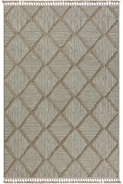 Karmen Halı Loop Lp005a Bej Halı Dekoratif Sisal Bukle Tozsuz Antialerjik Mod...