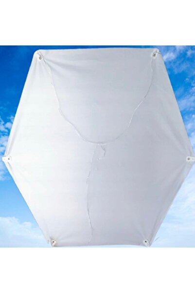 Onur uçurtma her çocuğun bir masalı olmalı Beyaz Renk Plastik Altıgen Uçurtma