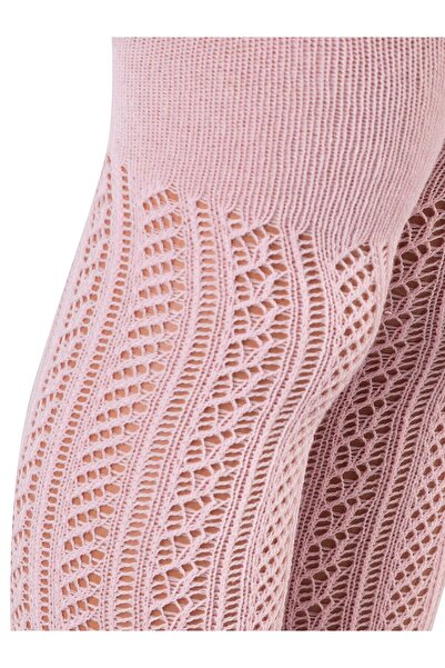 Civil Girls Fileli 3-11 Yaş Külotlu Çorap - Pembe 5-6 Yaş