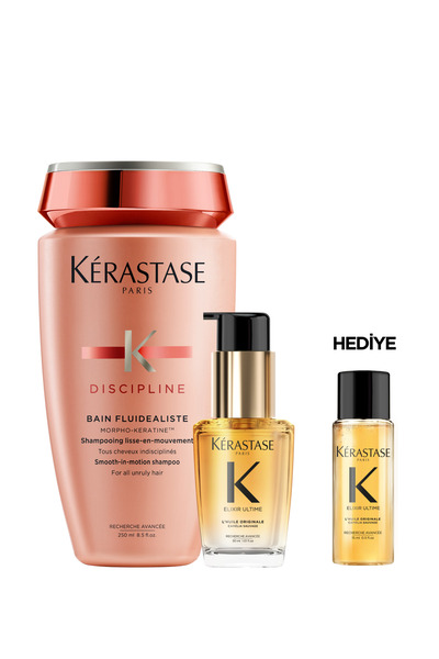 Kerastase Elixir & Discipline Elektriklenme Karşıtı & Parlaklık Veren Saç Bak...