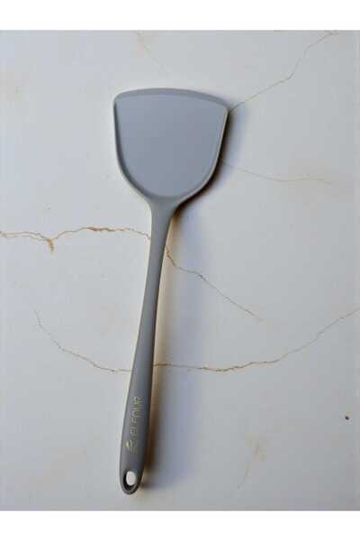 elfnur Yanmaz Yapışmaz Silikon Yumurta Ve Krep Spatulası - 32 Cm