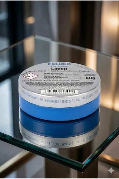 Derwell Felder Lötfett Havya Pastası 50 Gram Süper Kaliteli Elektronik Cihaz ...