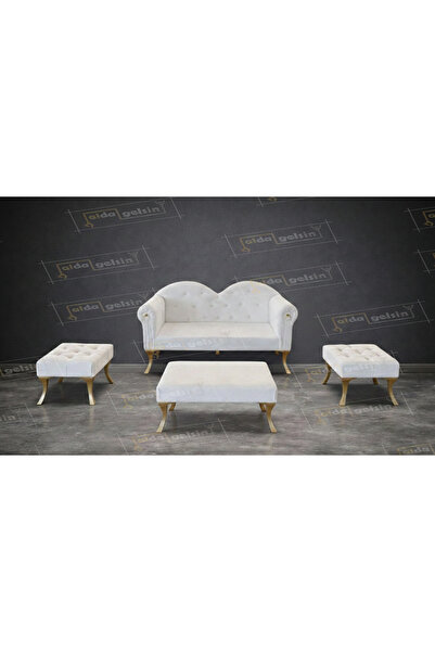 aldagelsin Düğün Nişan Kına 4 Lü Kalp Kına Tahtı Organizasyon Seti