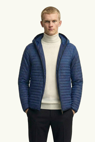 QAWWA Pánská vodoodpudivá, větruodolná, lehká sportovní péřová bunda s vnitřn...