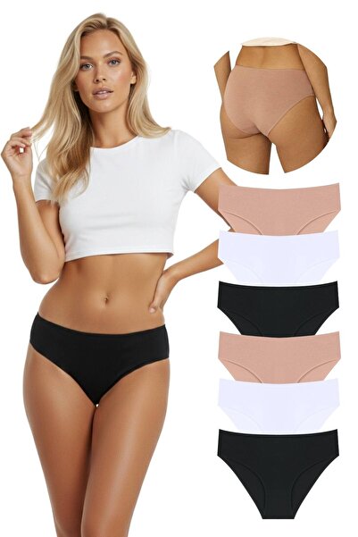 Newlilla 10006 High Waist Bato Pack of 6 Panties