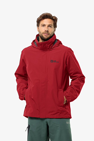 Jack Wolfskin 1116391_2607 ROBURY 2L JKT سترة خارجية باللون الأحمر