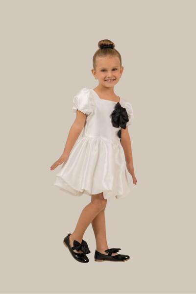 Eray Kids Κοριτσίστικο σατέν φουσκωτό φόρεμα για γάμο, γενέθλια, ειδική περίσ...
