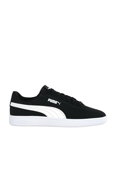Puma 392336 01 Ανδρικά αθλητικά παπούτσια Smash 3.0 Buck Μαύρα Λευκά