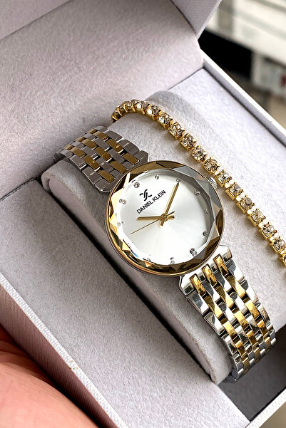 Daniel Klein %100 Orijinal Özel Altın Rengi Paslanmaz Çelik Kordon Kadın Kol ...